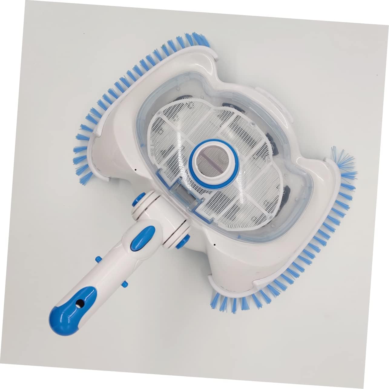 Pool Brush Cover Vacuum Head Swimming Pool Cleaning Tool Wide Angle Bristles for Moss Removal Compatible Telescopic Rod