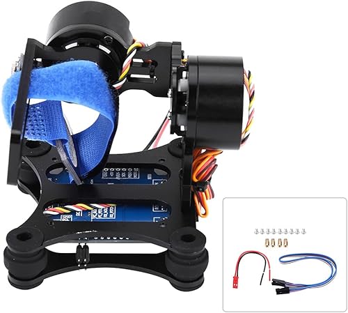 Miniatura 5 de LIKJ - Gimbal ligero, estabilizador de teléfono inteligente Smove, accesorios UAV Drone para cámara (negro)