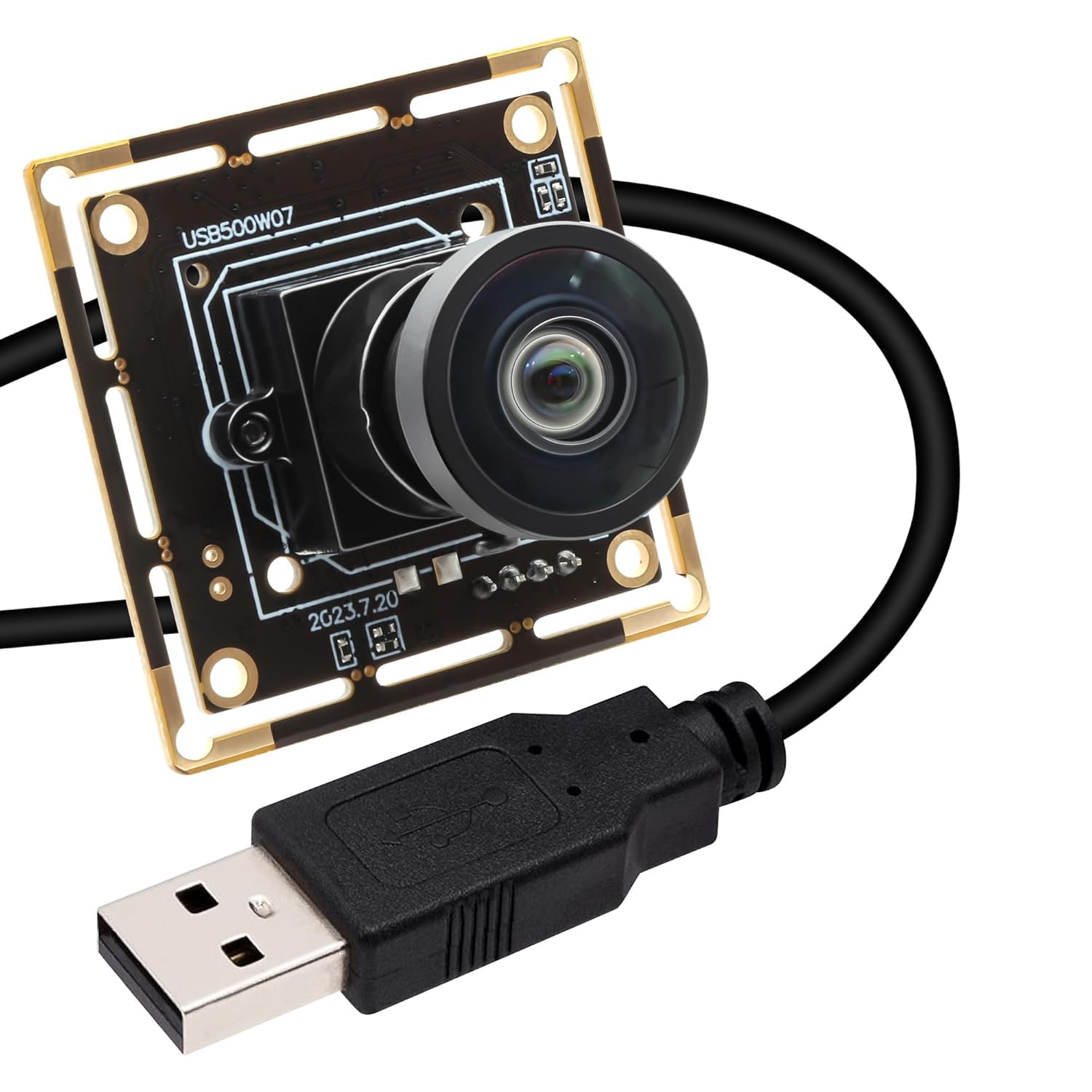IMX335 5MP 30FPS USB Camera Module with M12 120° Wide Angle | IMX335 Low-Light Camera Board for PC & Raspberry Pi