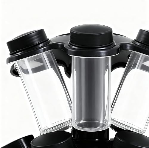Miniatura 7 de Organizador giratorio para condimentos, soporte de almacenamiento de condimentos para 12 tarros, soporte para condimentos, para gabinete,