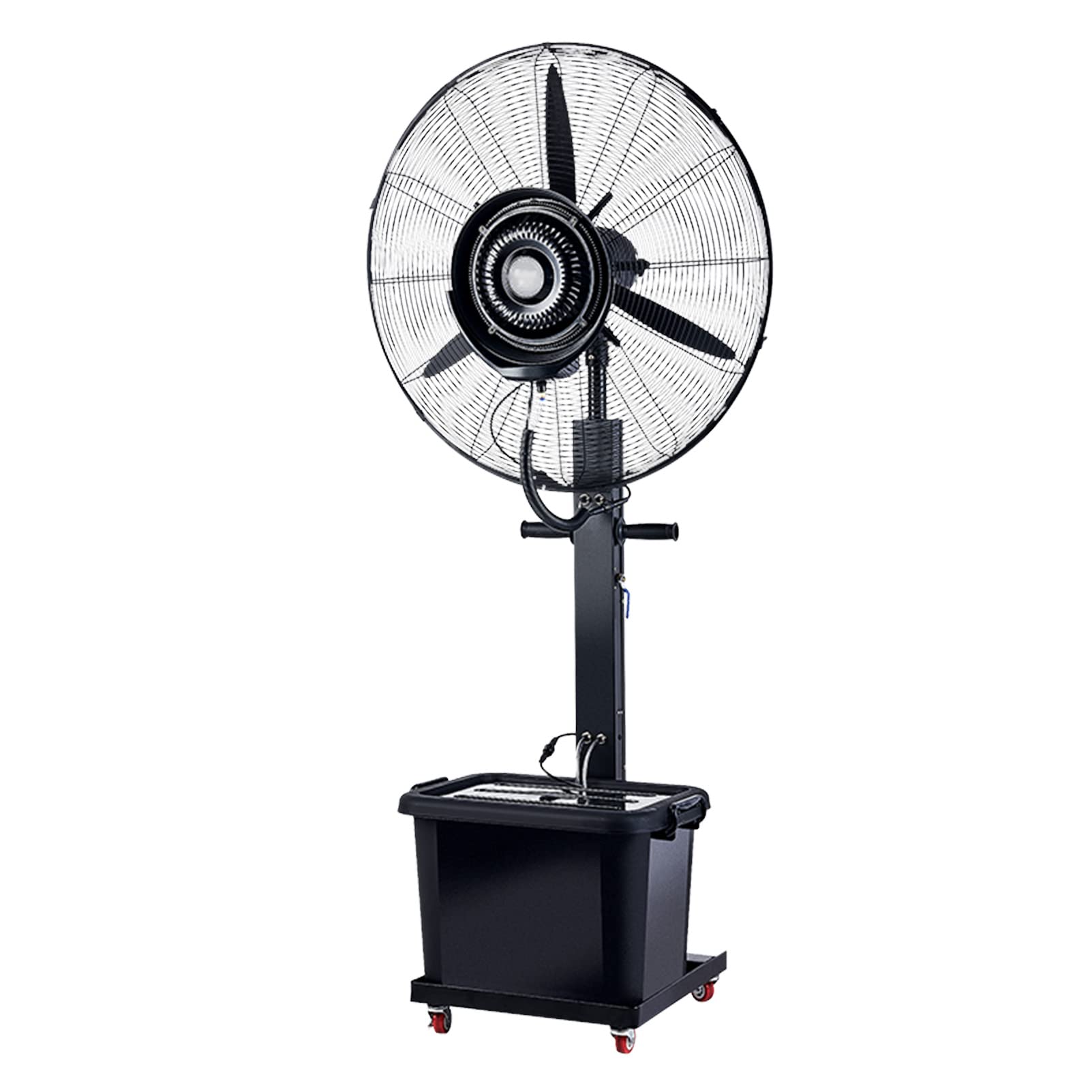JKJZSALJ Oscillating Standing Floor Misting Fan,Commercial Outdoor Spray Fan,Pedestal Fan,Humidifying Cooling Fan With Shaking Head,Black-75Cm,Black,75cm