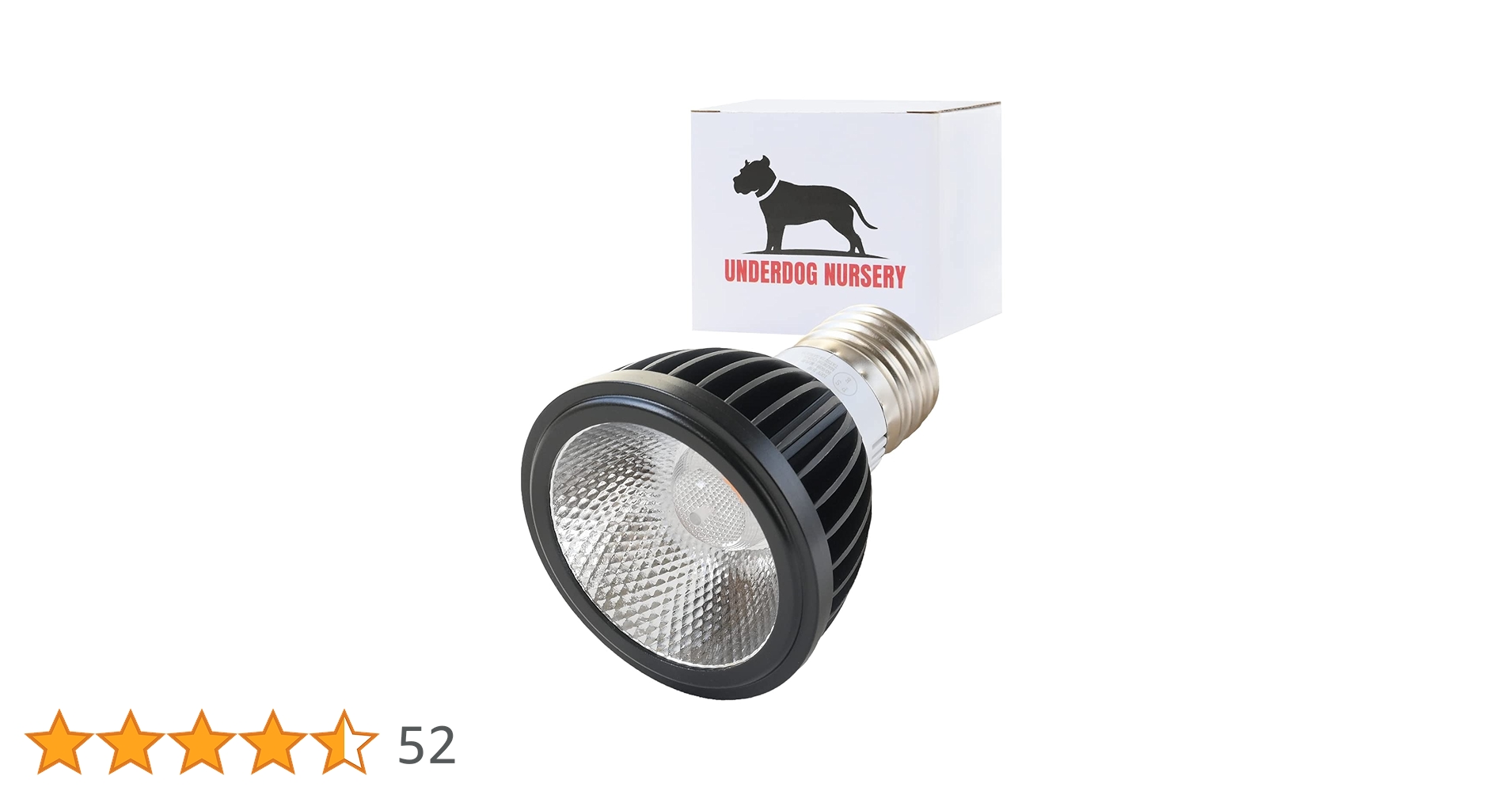 Amazon.co.jp: UNDERDOG NURSERY BULL 10W 5800K BLACK 植物育成LED