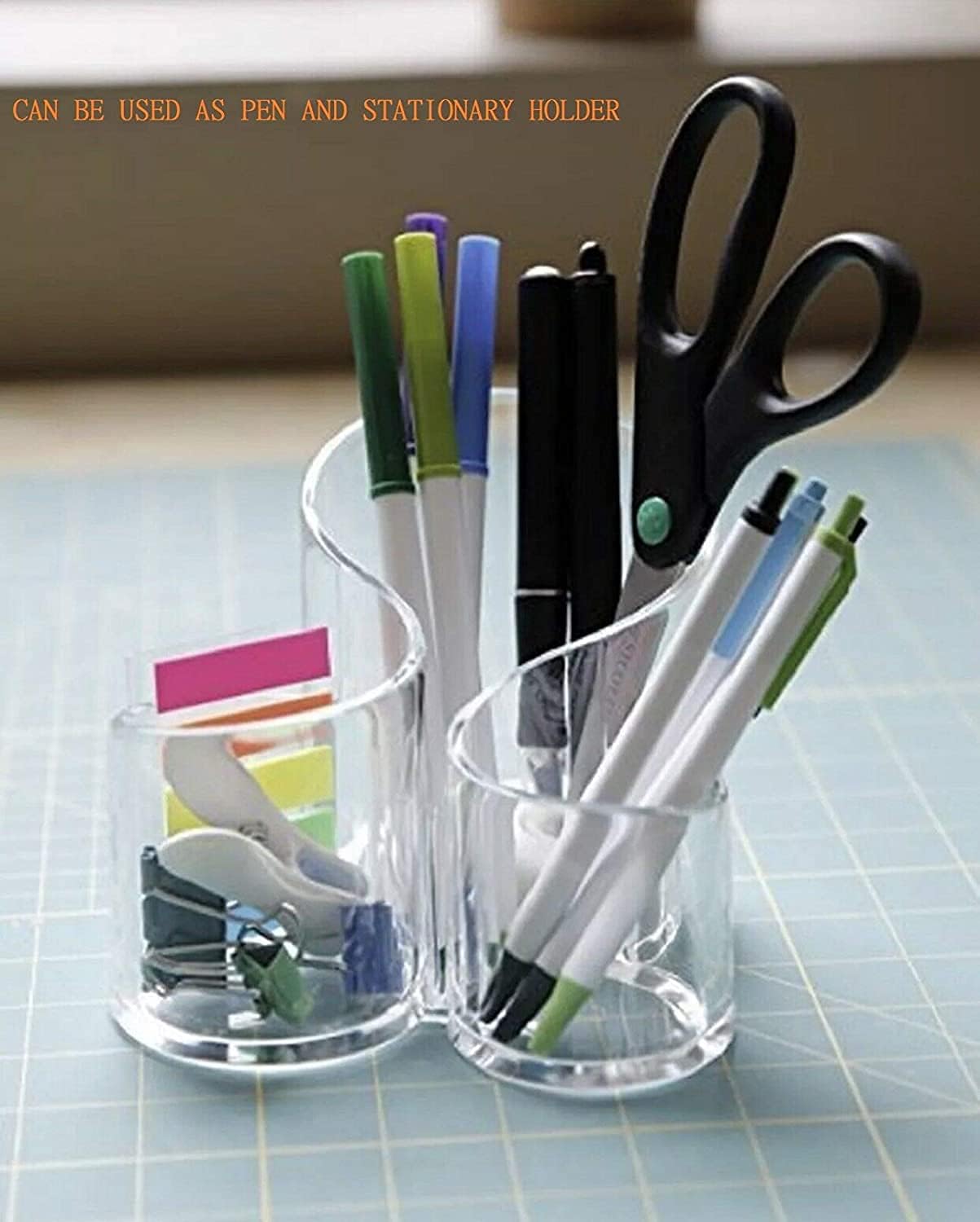 Acrylic Cosmetic Storage Organizer Desk & Dressing Table Stand Makeup Accessories For Woman Nail Polish Hair Combs Eyeliner Brush Organisers