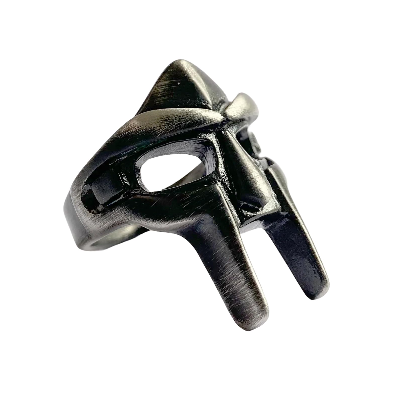 Arcutina Doom Mask Rings Gothic Punk Stainless Steel Ring Vintage Viking Rings for Men
