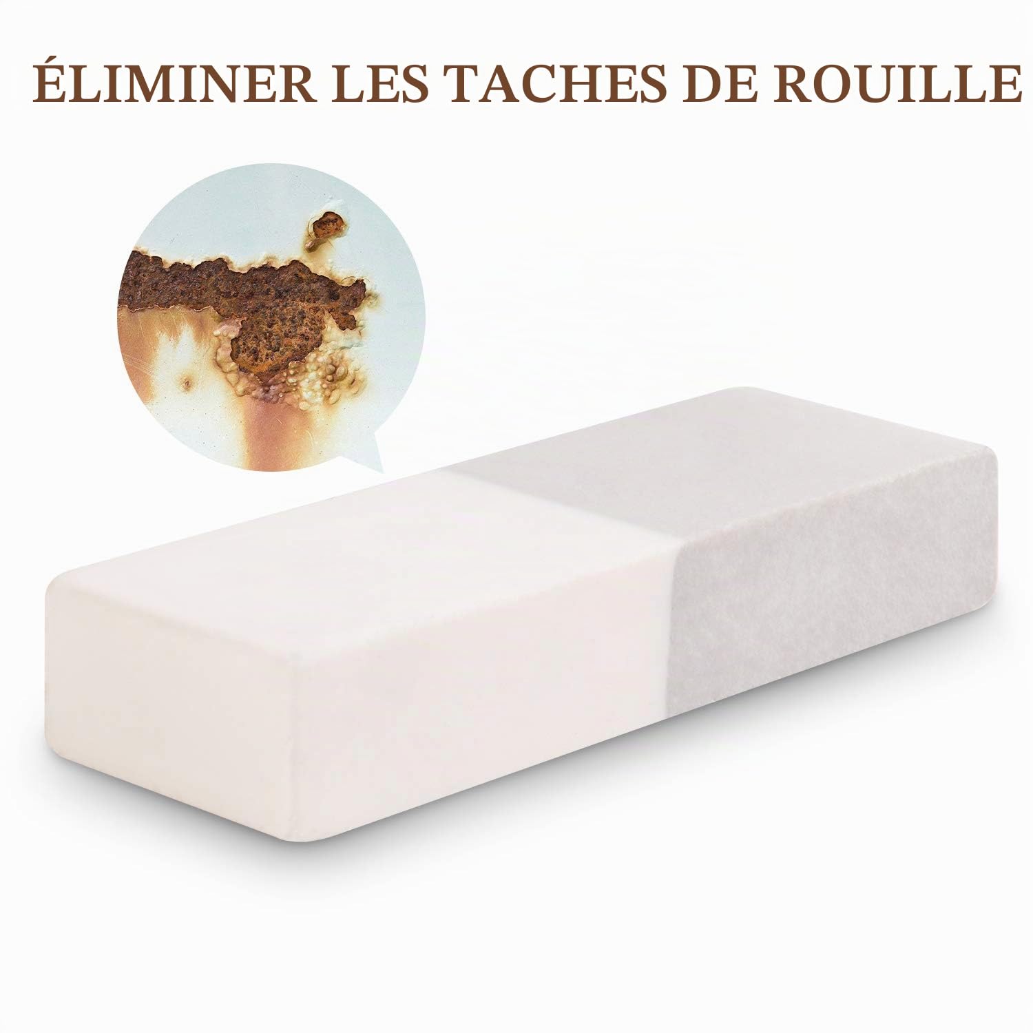Kit de nettoyage Care Guys pour daim et nubuck : Brosse en crêpe résistante avec gomme de nettoyage.