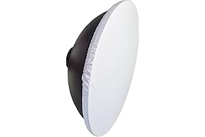 2Packs 22 inches / 55cm Soft White Beauty Dish Diffuser Sock