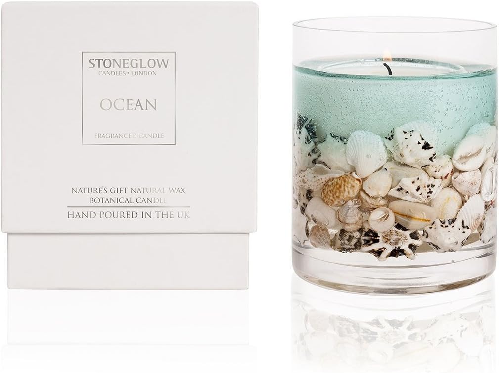 StoneglowCandle Natures Gift Ocean Gel Candle