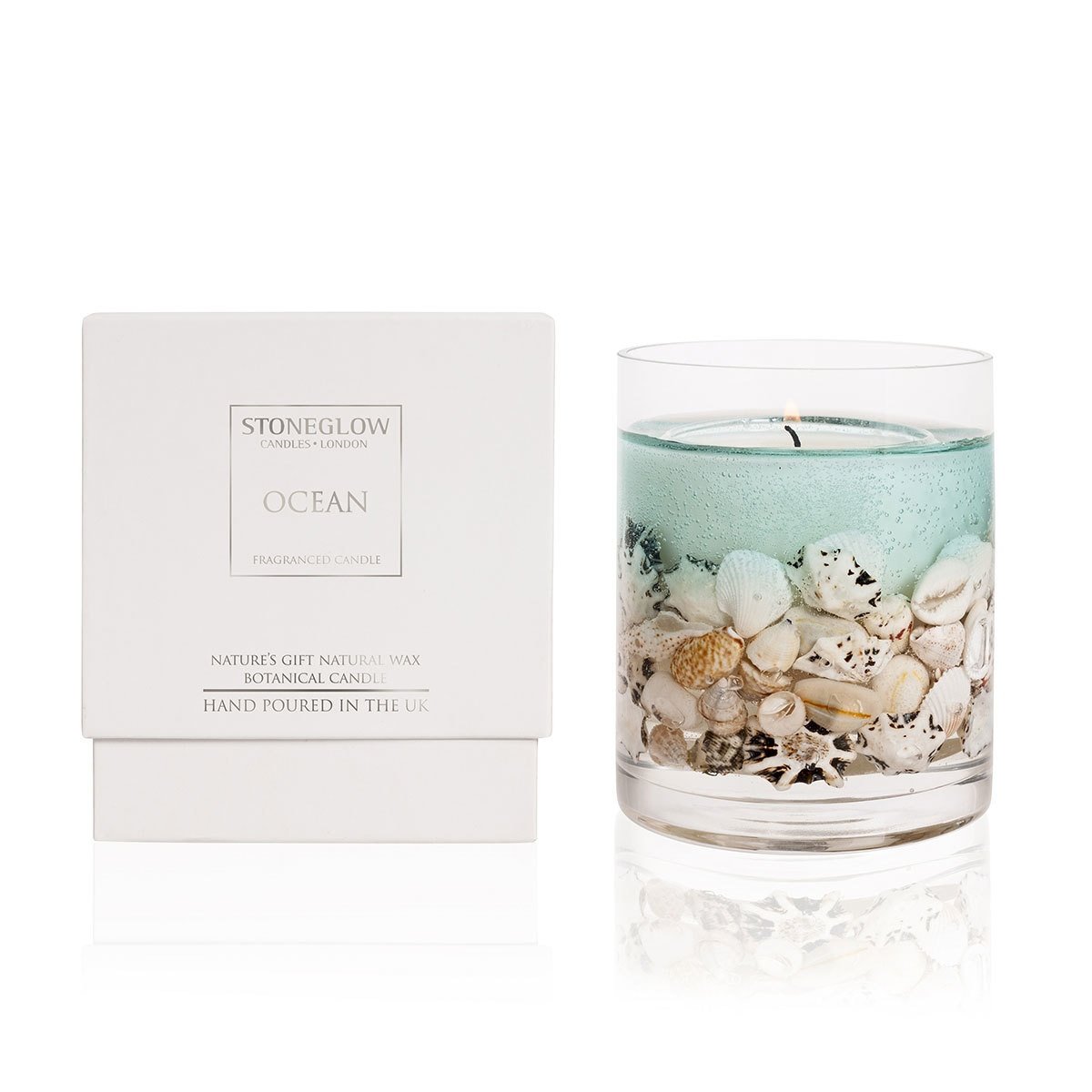 StoneglowCandle Natures Gift Ocean Gel Candle