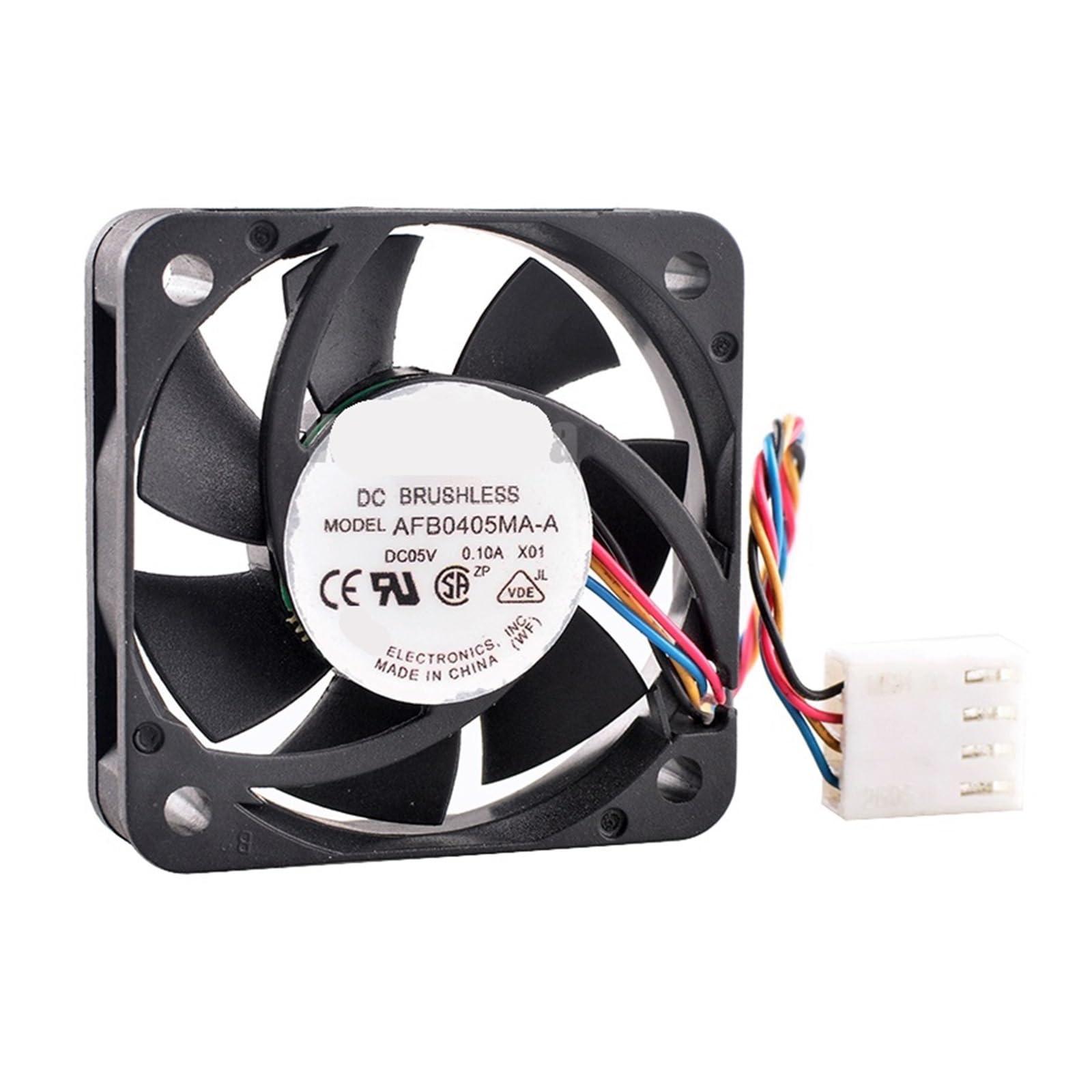 JJKKOZVQF AFB0405MA-A 4cm 40mm fan 40x40x10mm DC5V 0.10A 4pin Quiet cooling fan with dual ball bearings