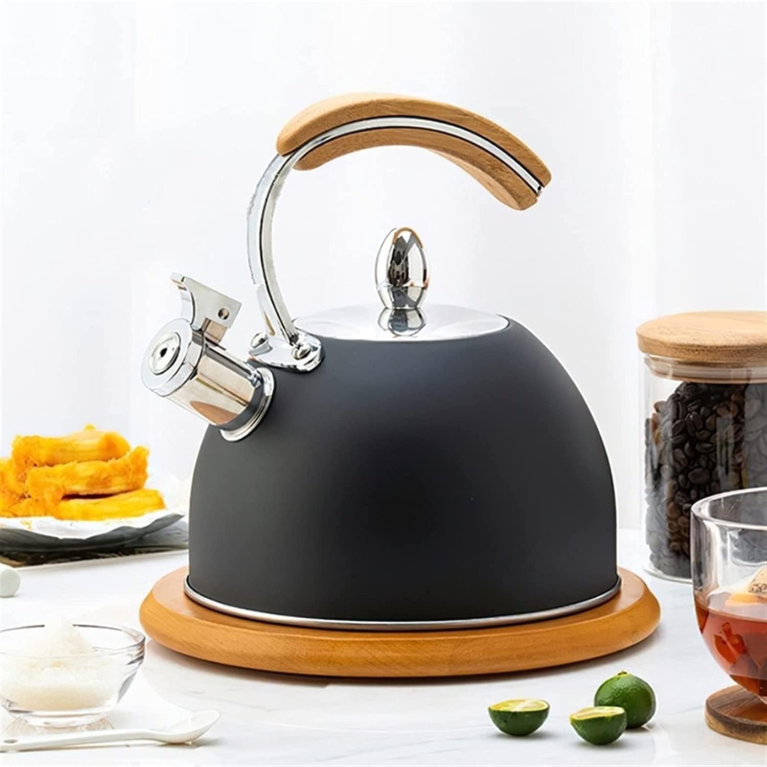 Percolator Coffee Pot Stainless Steel Kettle Hemispherical Induction Cooker Household Kitchen Appliance Coffee Pot (Color : White)