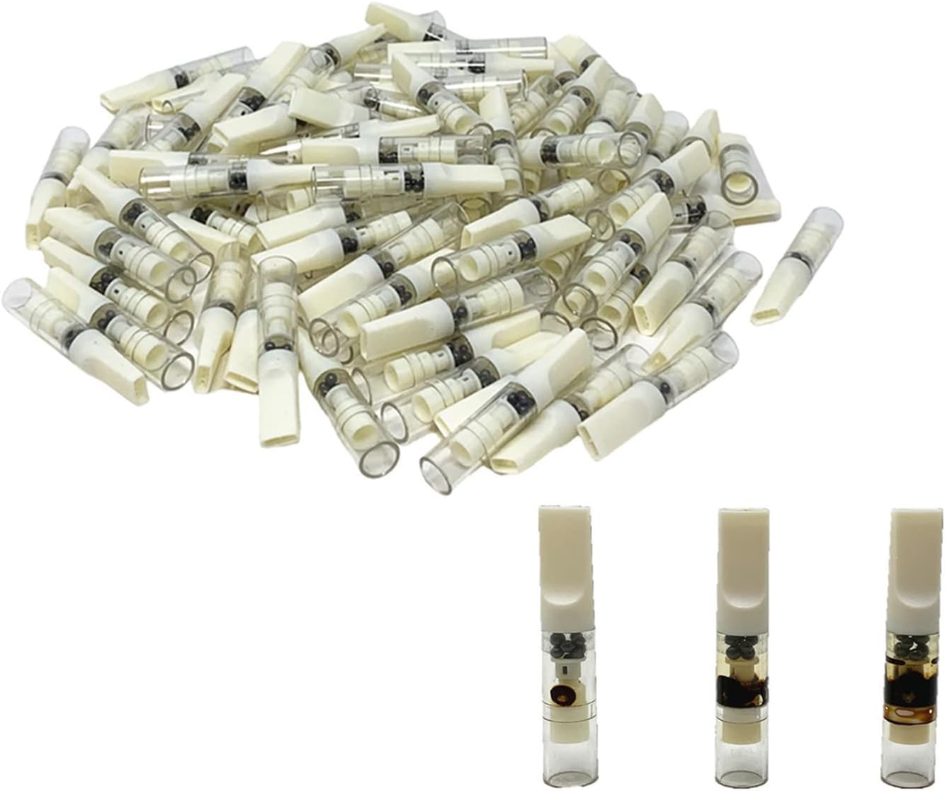100 Pc Disposable Cigarette Filter Tips, Cigarette Tubes, Smoking
