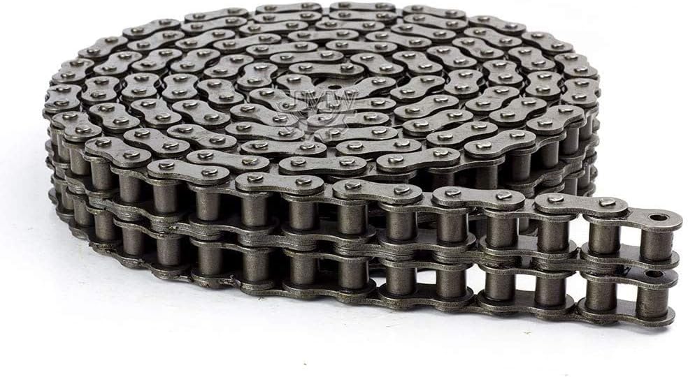 40-2 Duplex Double Strand Roller Chain 10 Feet with Connecting Link