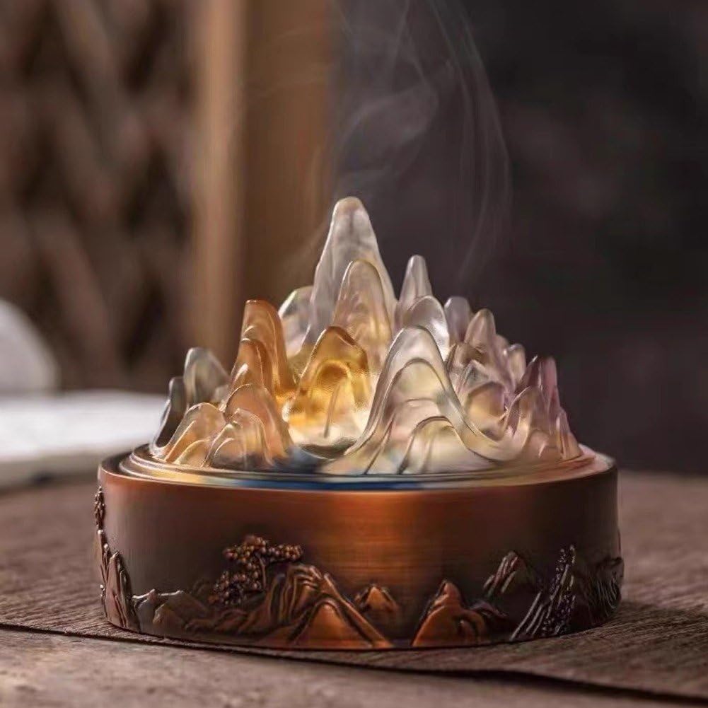 Boshan Forno per Incenso Famiglia Agarwood Sandalo Coperta Cerimonia del tè Bruciatore di Incenso Decorazione Artigianale Diffusori per Casa