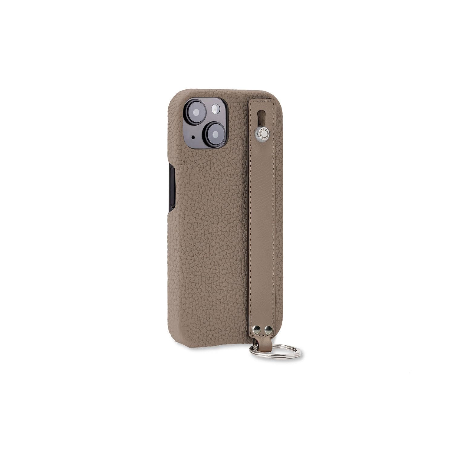 美品　ボナベンチュラ　iPhone14 ケース　グレージュ　ブルーリン Amazon.co.jp: 【ボナベンチュラ】 バックカバーケース