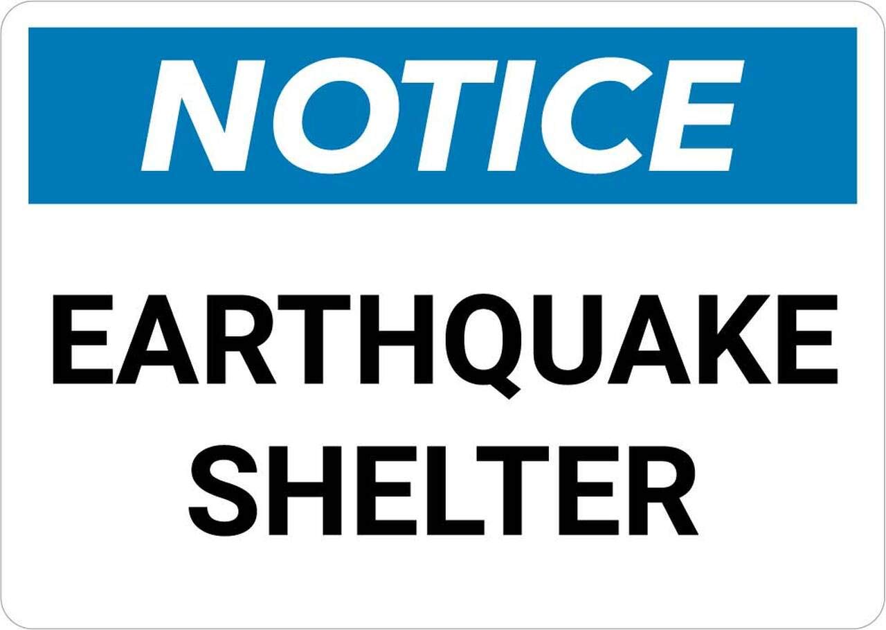 Earthquake Shelter Landscape(Foam Board) | Self Adhesive Wall Stickers