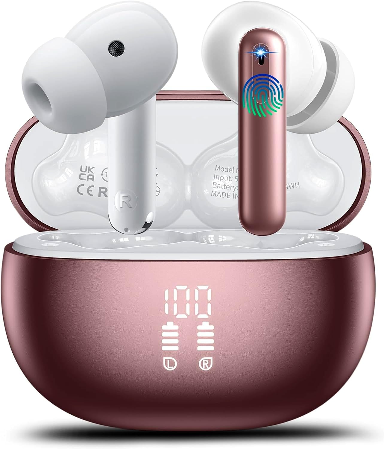 Ai Translation Earbuds Real Time with Audio and Video Calls, 3-in-1 Buletooth 5.3 Translator Earbuds with 164 Languages/6 Translation Modes/No