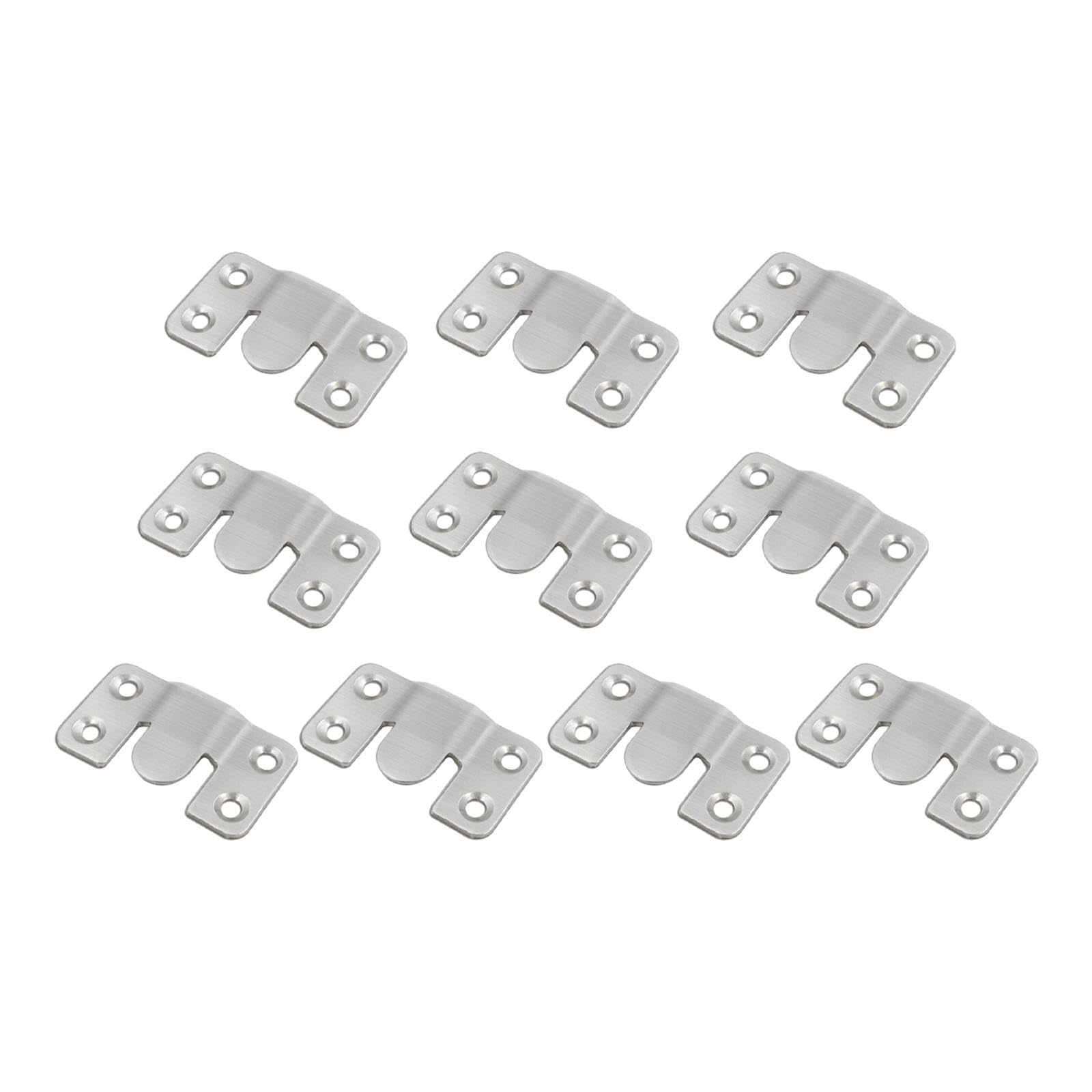 Enakshi 10Pcs Furniture Flush Mount Bracket Photo Frame Hooks for Art Gallery Cabinet Large|Home & Garden | Household Supplies & Cleaning | Home Organization | Hooks & Hangers-image-9