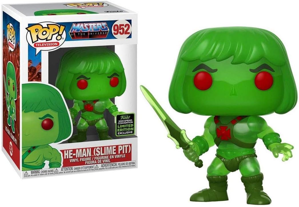 Funko Pop! Masters of The Universe He Man Slime Pit Shared Sticker 2020 ECCC Exclusive