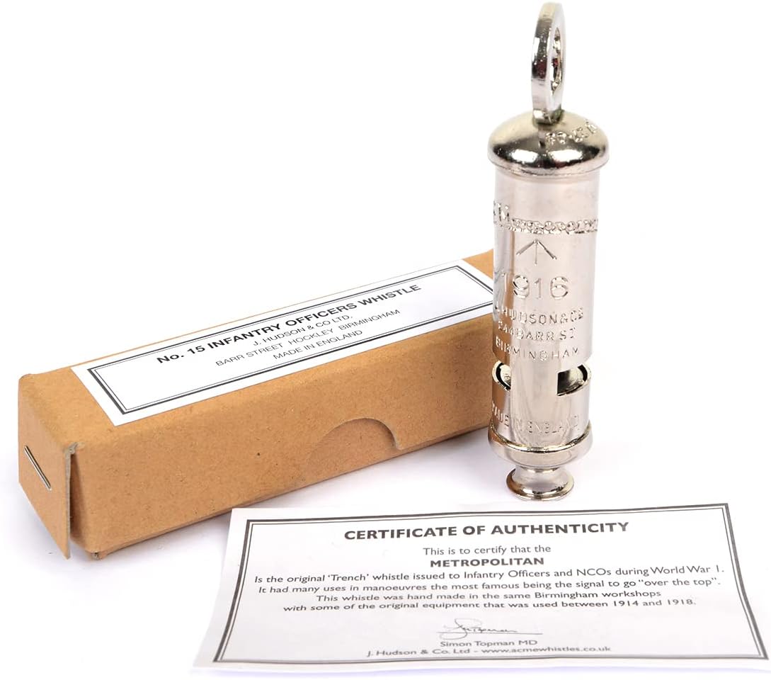 Epic Militaria No. 15 Acme Metropolitan Infantry Officers Whistle (Dated 1940)