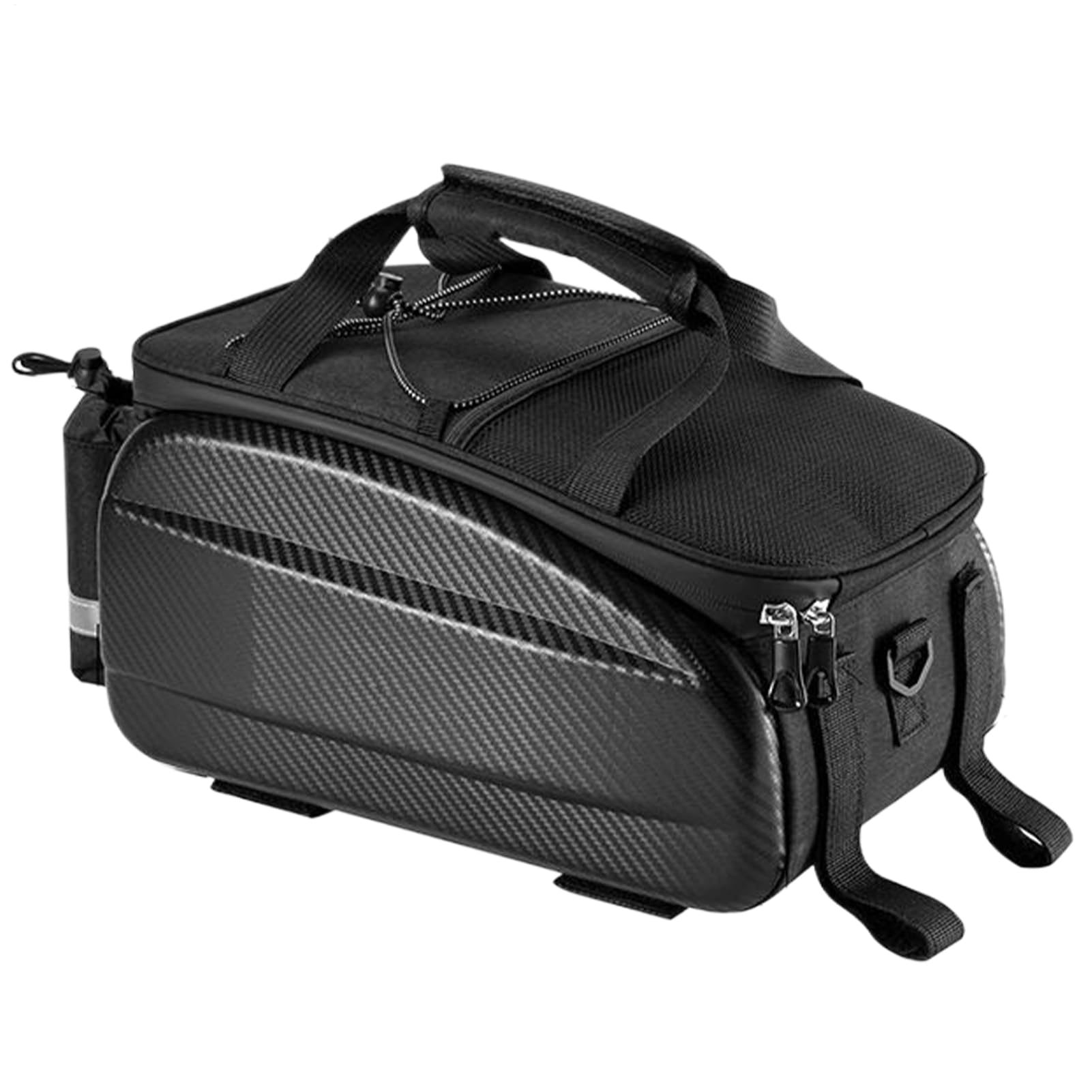 Borsa per portabicchiere da bici, borse per bici per rastrelliere posteriore in bicicletta | Trunk per pannier ciclistica | Portatore di sedile a sella con portabanca posteriore espandibile con un