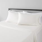 Amazon Basics Lightweight Super Soft Breathable Easy Care Microfiber 3 Piece Bed Sheet Set with 14-Inch Deep Pockets, Twin, Navy Blue, Solid