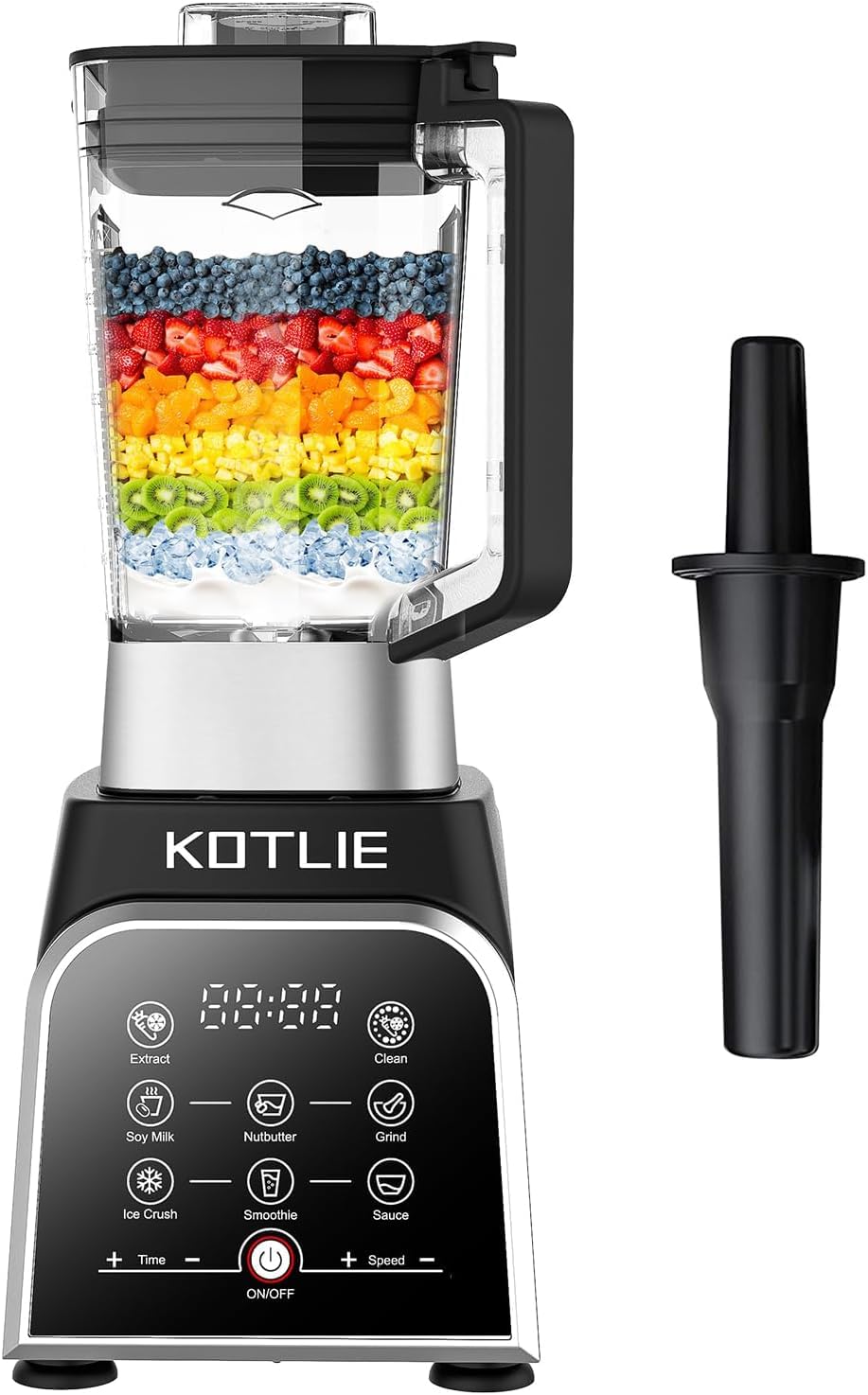 Mikser do smoothie maker, duży domowy mikser stołowy, 2-litrowy pojemnik o dużej pojemności