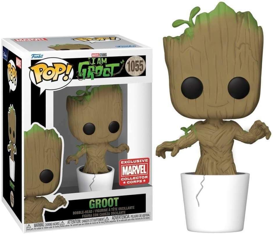 Funko Pop Groot #1055 Marvel Collector Corps Exclusive Disney+ I am Groot - Image 3