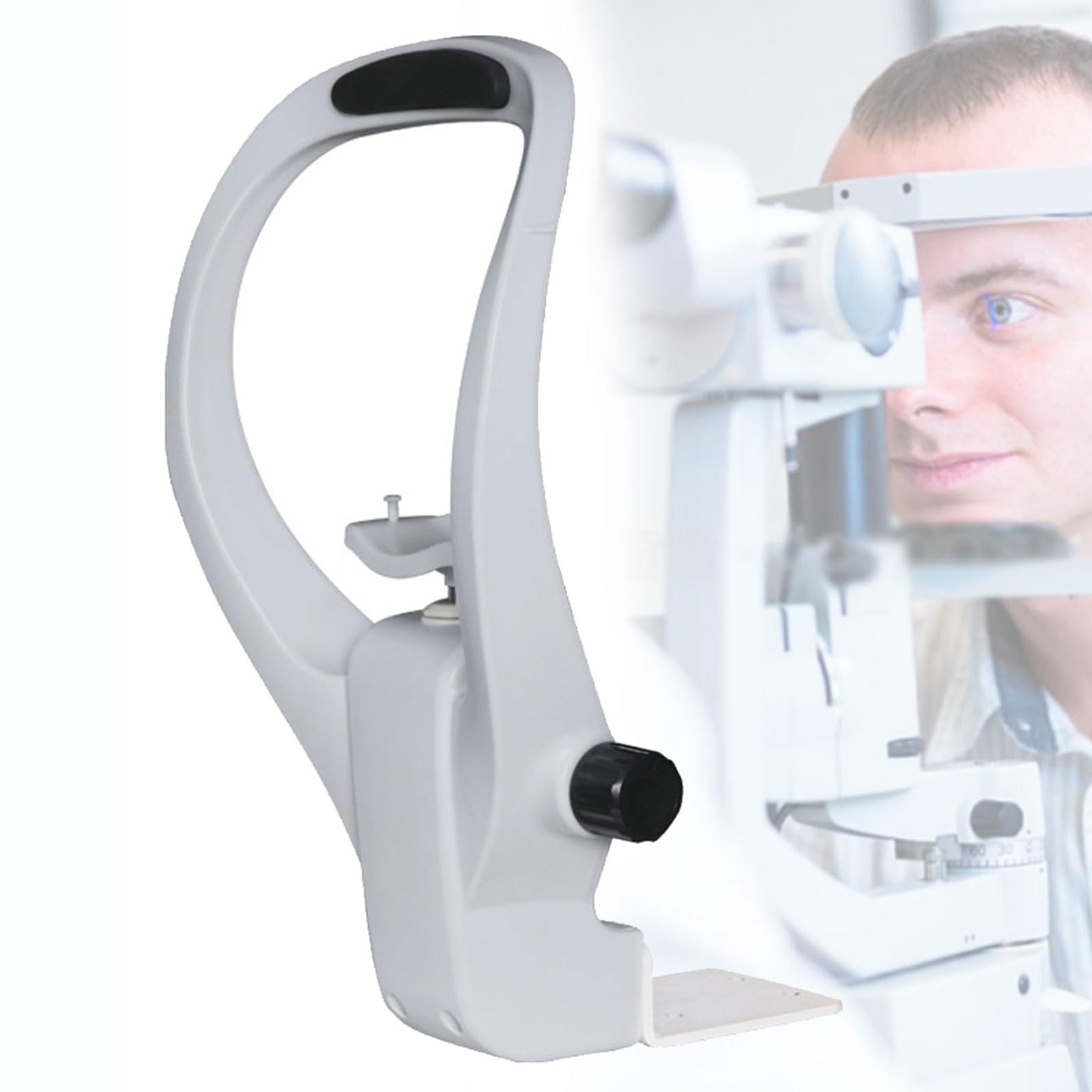 Optometryczny wspornik podbródka, podparcie czoła do automatycznego refraktometru, regulowana wysokość podnoszenia, akcesoria do sprzętu optometrycznego, dla lepszego wsparcia wzroku