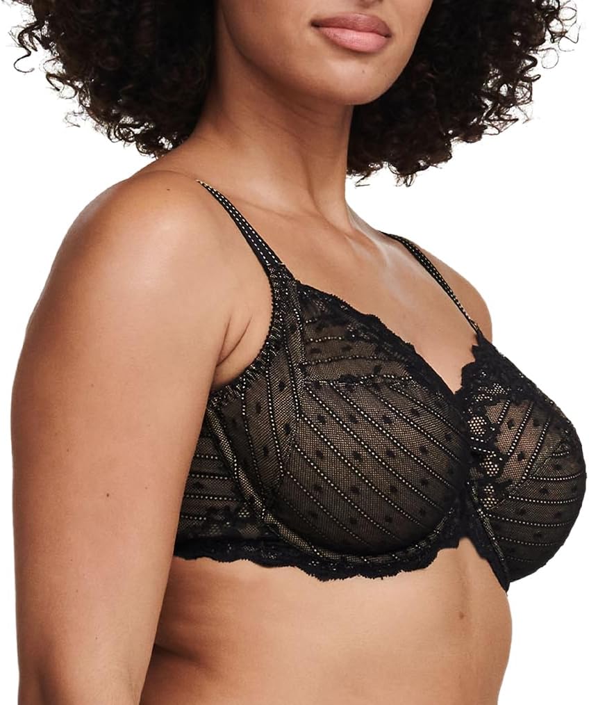 Chantelle Women's Rive Gauche Full Coverage Unlined Bra, Black - Image 2