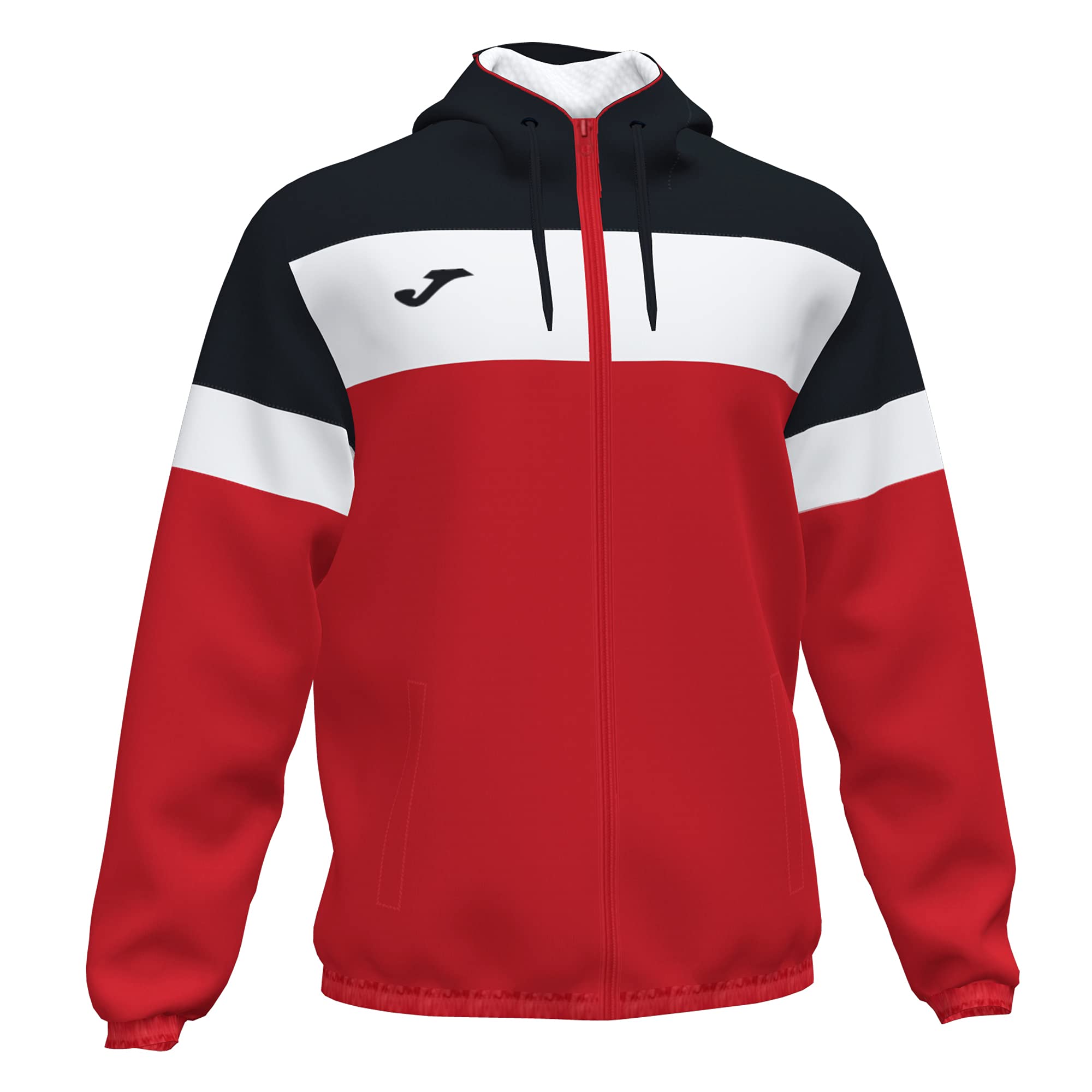 Joma Men's Crew Iv Raincoat, Red-Black, 5XS
