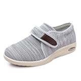 Mei MACLEOD Women's Diabetic Shoes, Edema Shoes for Swollen Feet Wide Walking Shoes for Elderly Plantar Fasciitis