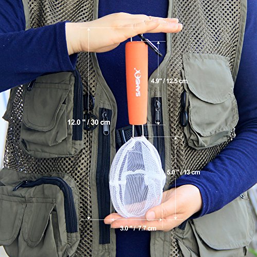 Samsfx Fishing Floating Handle Dip Net Minnow Bait Nets (1Pc Minnow Dip Net Floating) #TOP2