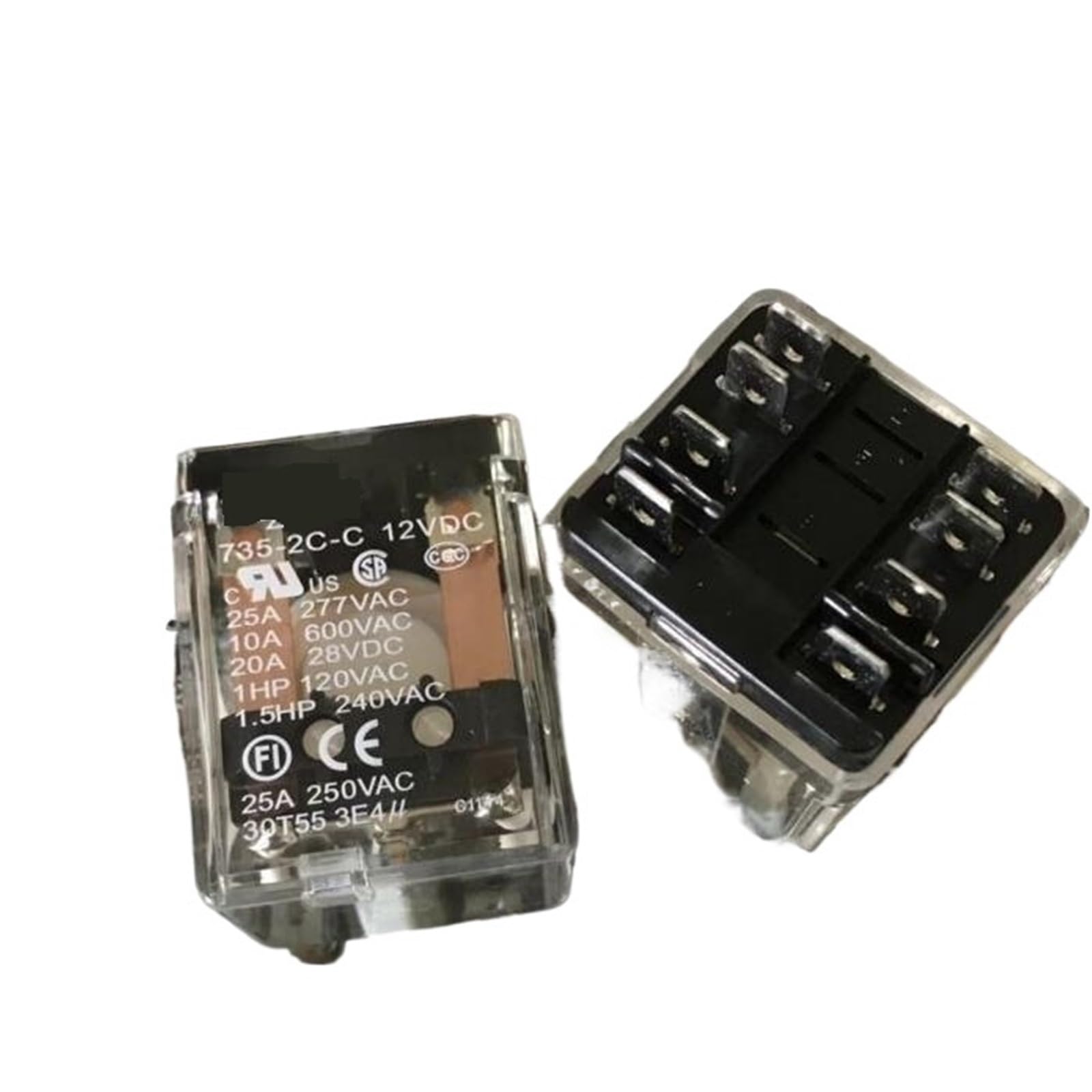 Relais 12V 735-2C-C pour stopper les pannes de surtension 25A