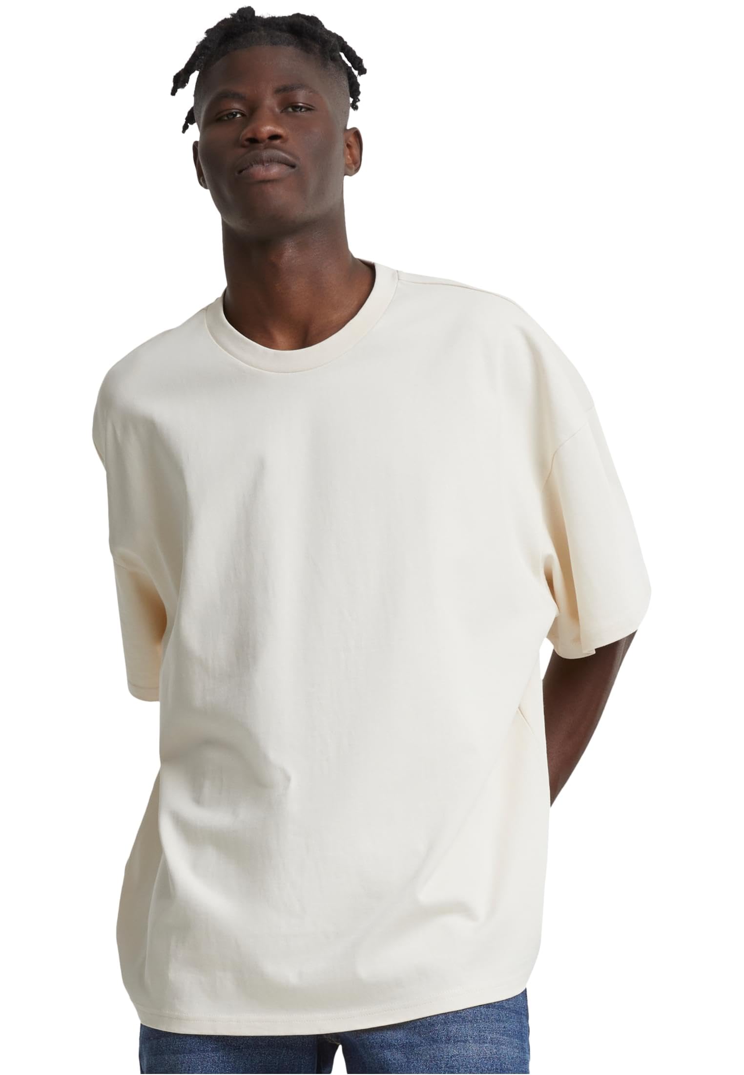 Urban Classics Men's Ultra Heavy Oversized Tee T Shirt, Whitesand., XXL UK