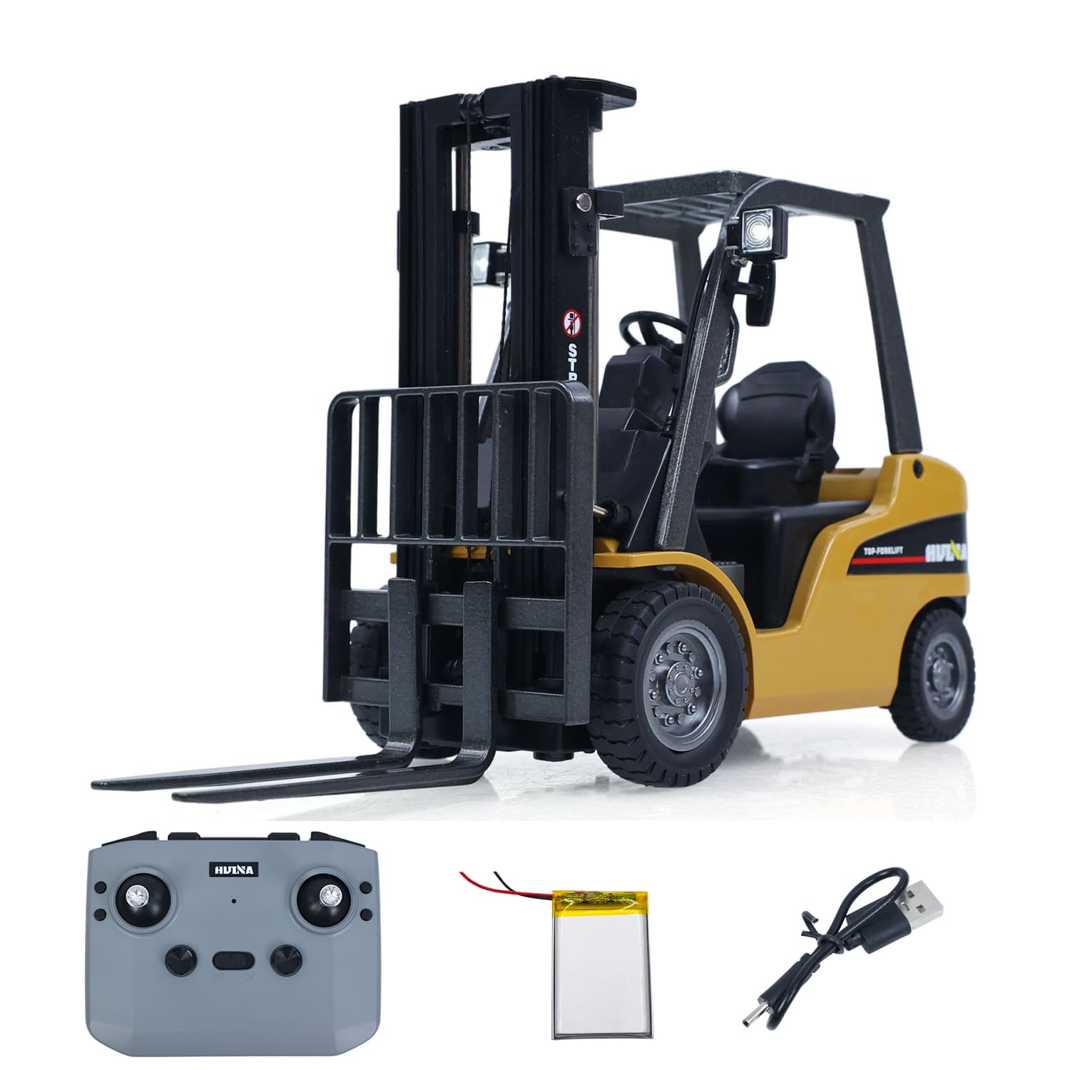 HUINA 1:50 remote-controlled forklift truck with threaded spindle 9925