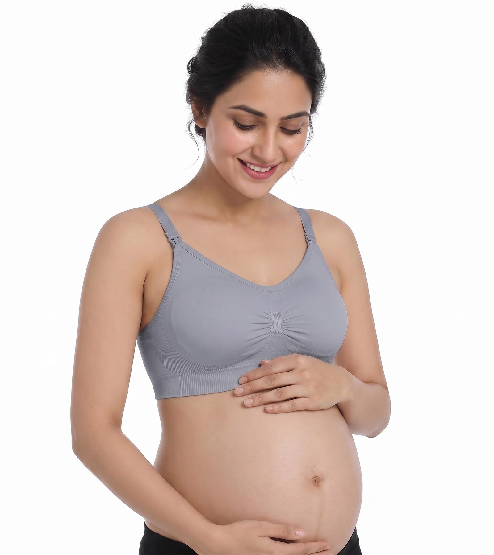 Dimore Nahtloser Still-BH, Ultra Komfort, glatt, kabellos, Schwangerschaft, Bralette, Schlaf
