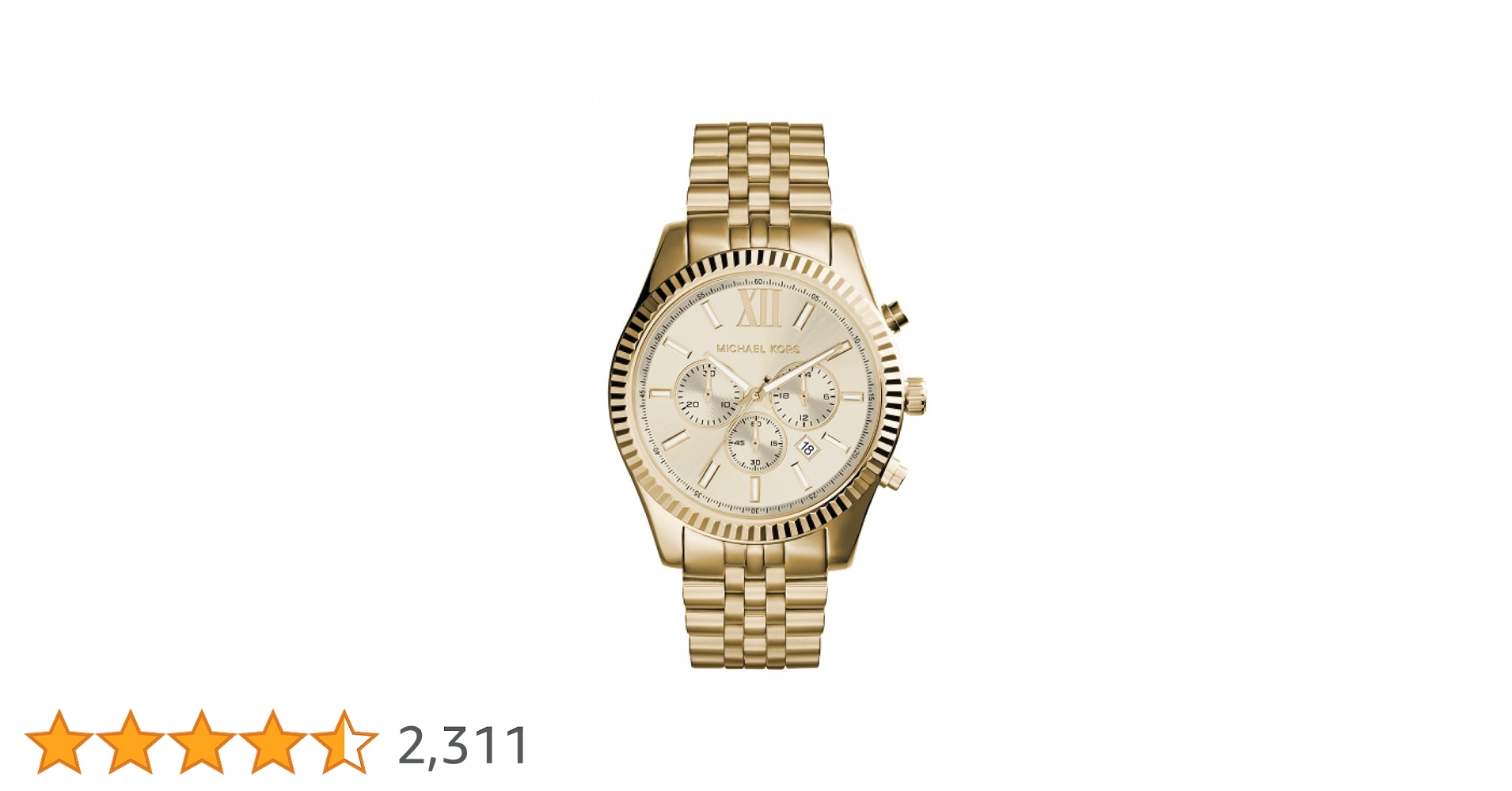 今だけ値下げ！！！ Michael Kors ゴールド MK時計 クリスタル装飾 Amazon.co.jp: Michael Kors MK 8281 Lexington Gold-tone Stainless