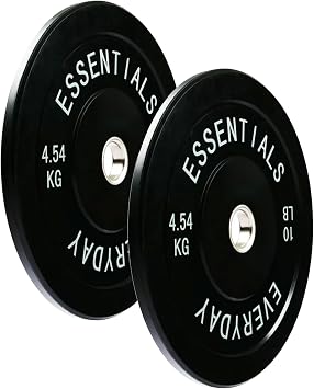 BalanceFrom Color Coded Olympic Bumper Plate Weight Plate