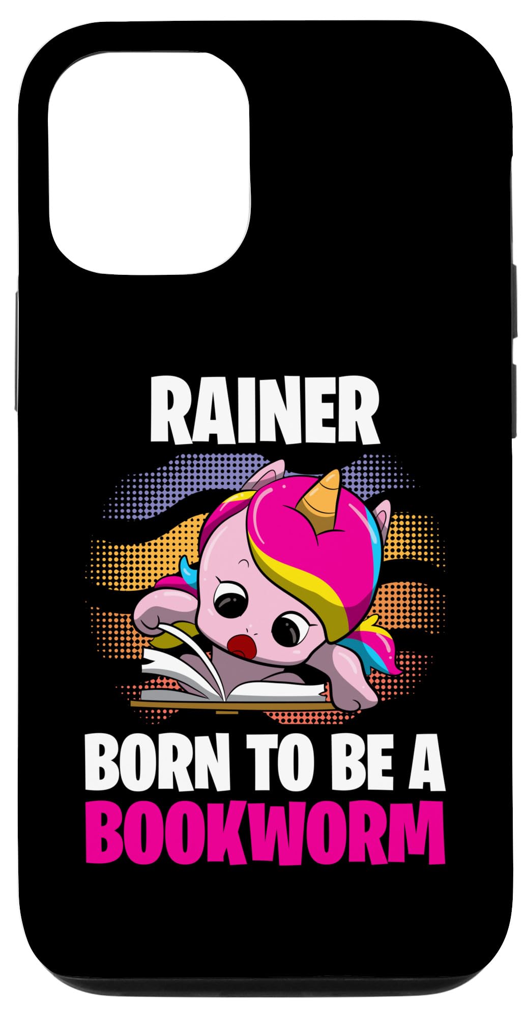 iPhone 13 Pro Rainer - Born To Be A Bookworm - Personalized Case