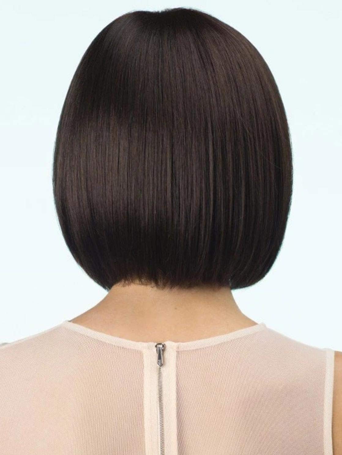 Bundle - 5 items: Erika Wig by Amore, Christy's Wigs Q & A Booklet, 2oz Travel Size Wig Shampoo, Wig Cap & Wide Tooth Comb - Color: Medium Brown