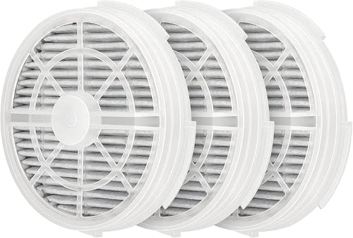 Miniatura 1 de GL2103 Filtro HEPA de repuesto compatible con purificadores de aire RIGOGLIOSO, JINPUS, LTLKY, Frida Baby, Meleden, SY900S y más, carbón activado 3