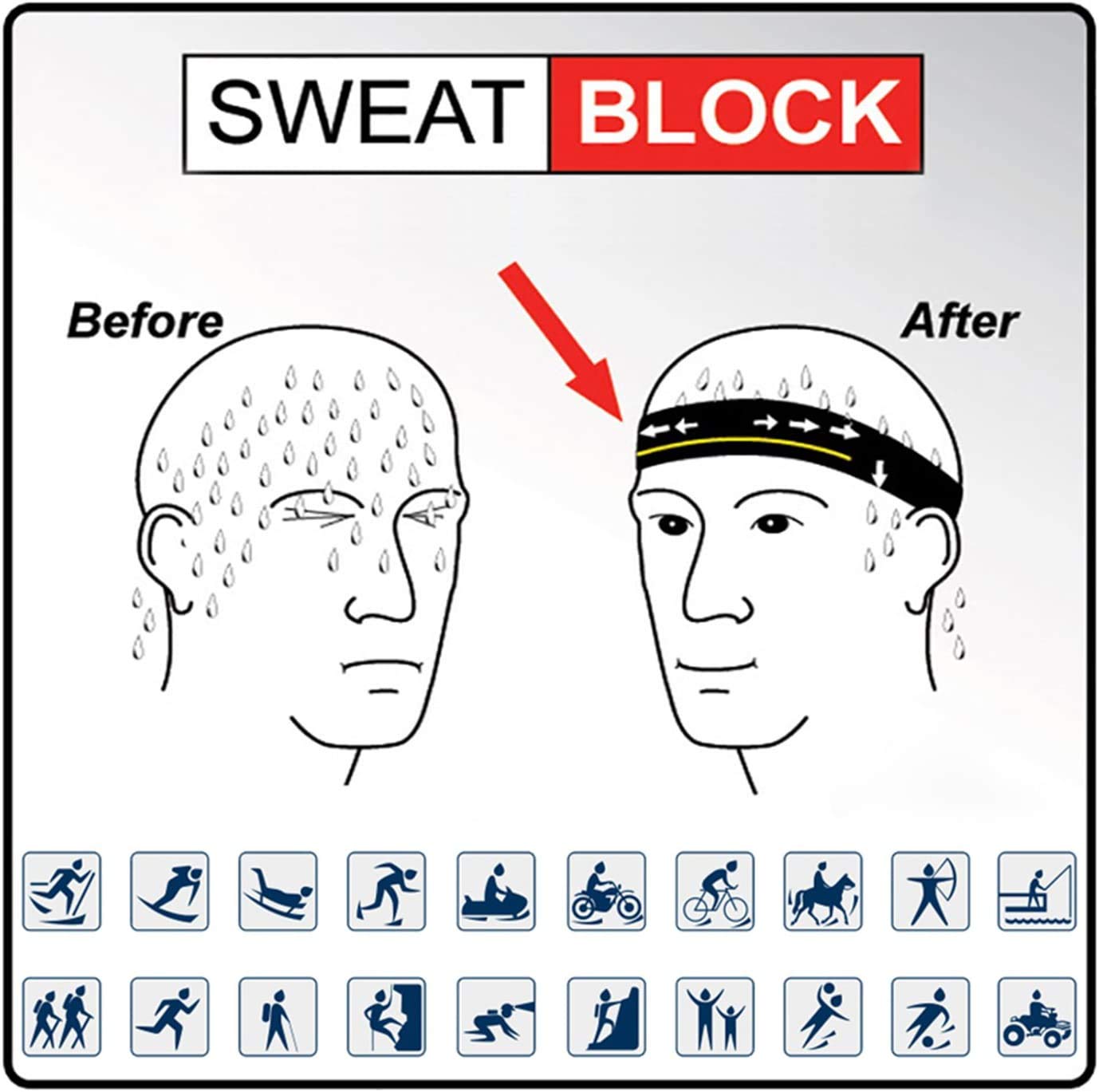 HASAGEI Sports Bandana Cap męska damska bandana bandana czapka - tygrys