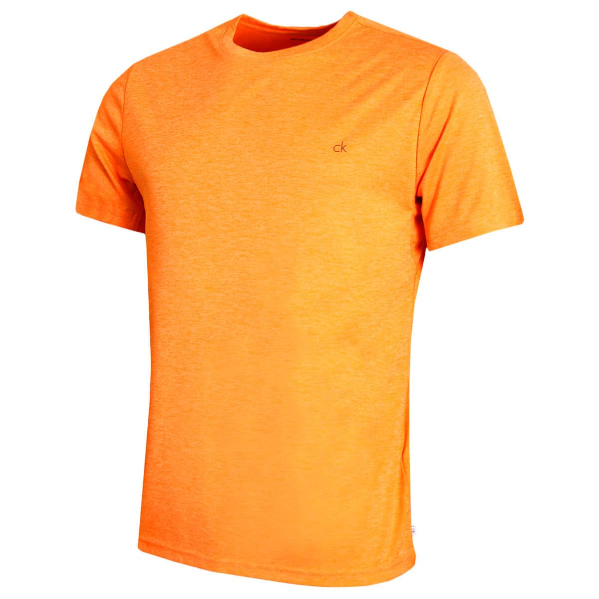 Calvin Klein Mens Harlem T-Shirt - Orange Marl - 3XL