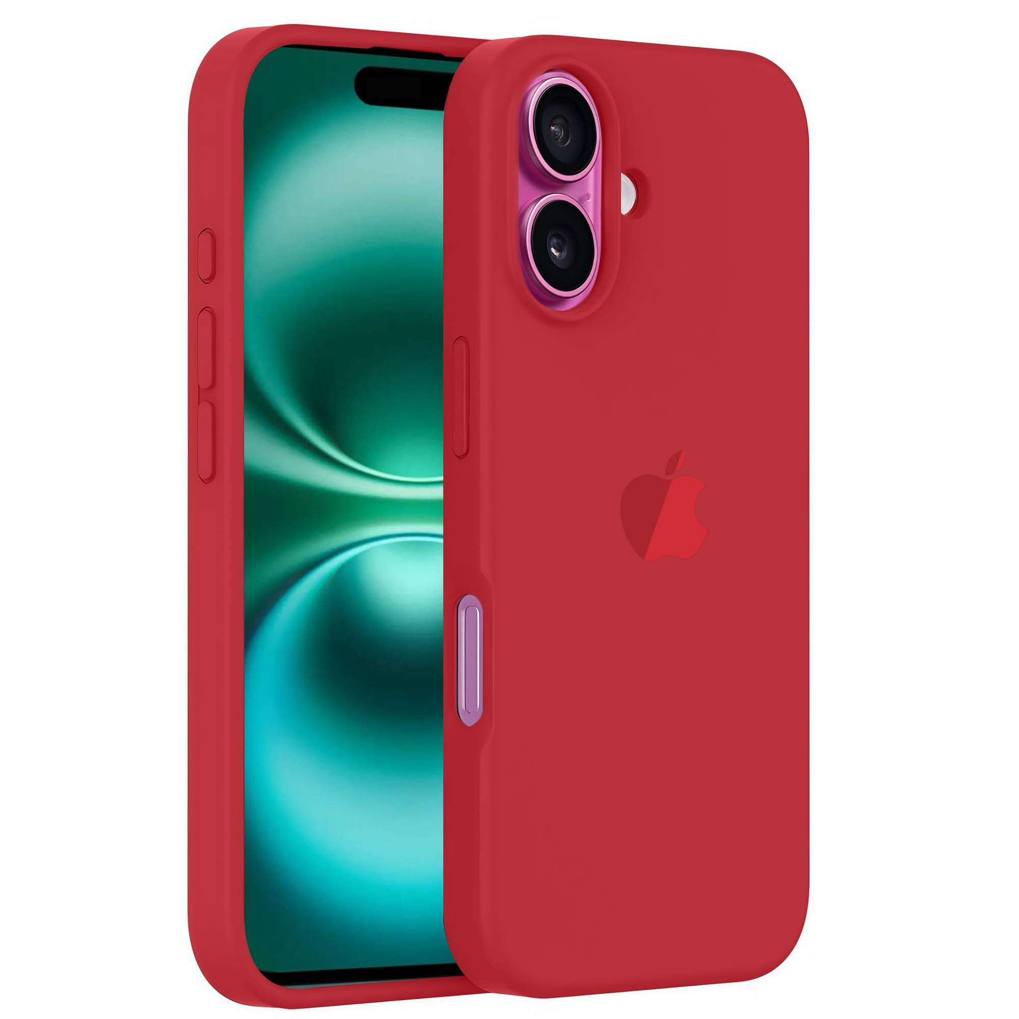 GADVIK Back Cover Compatible with iPhone 16 Case, Premium Liquid Silicone Case, Full Body Protective Cover, Shockproof, Slim Phone Case (RED)