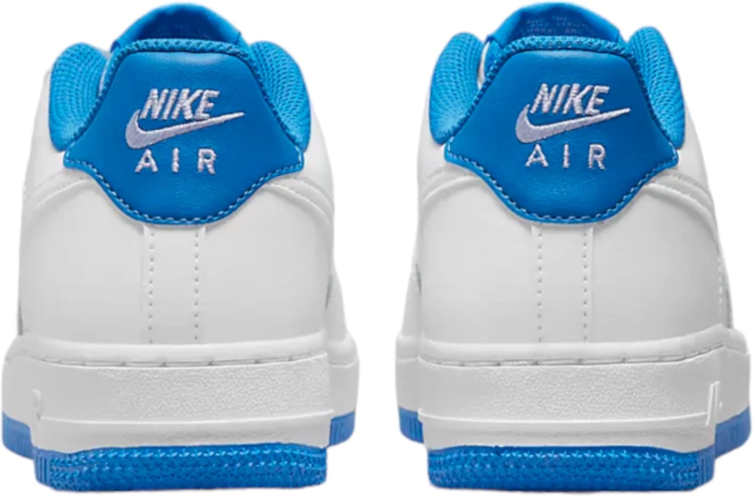 Nike Youth Air Force 1 Grade School White/White-LT Photo Blue DV1331-101 6.5Y