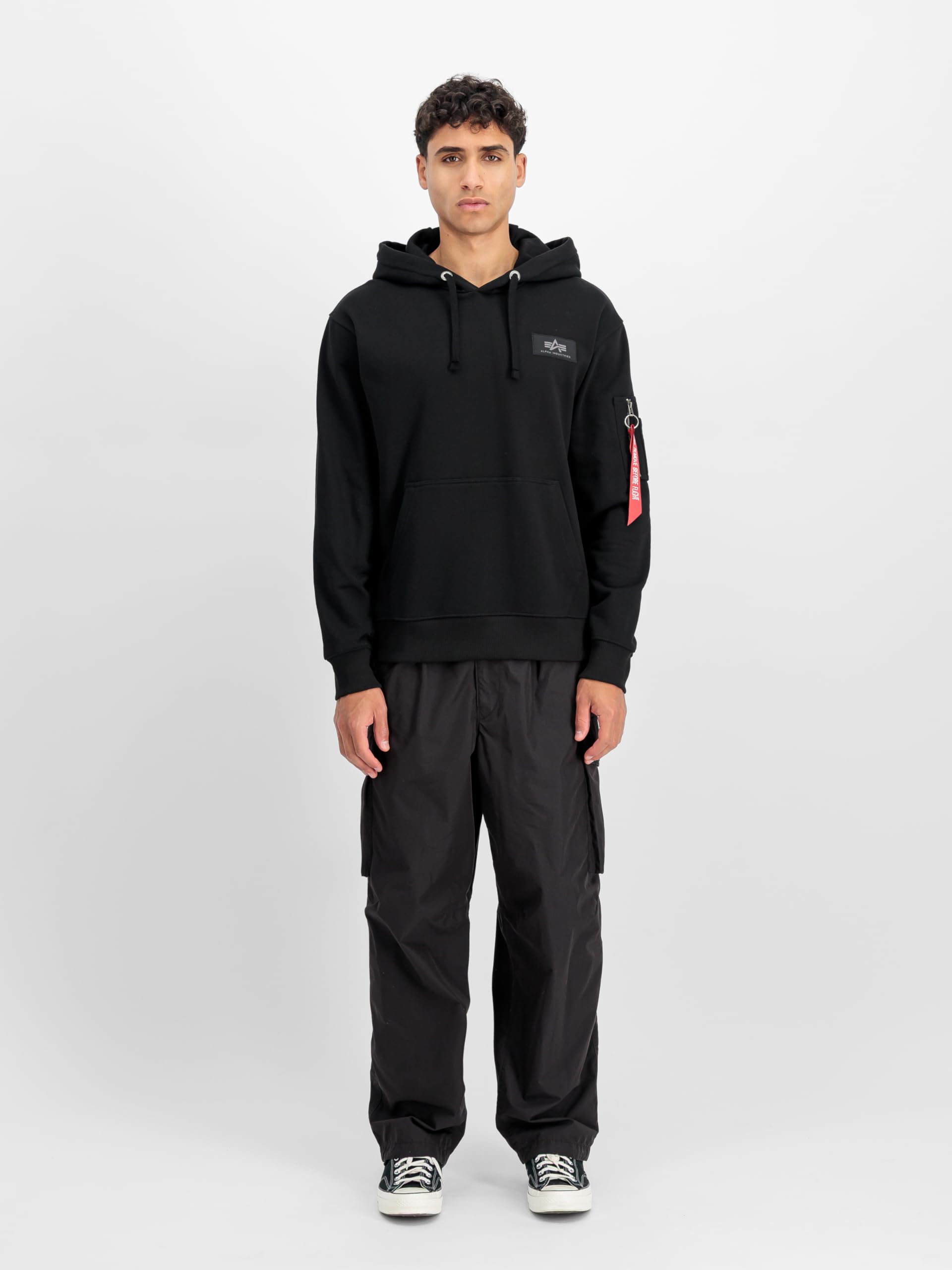 Alpha Industries Herren Backprint Mirror Camo Kapuzenpullover (1er Pack)