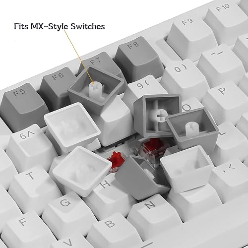 Miniatura 5 de Happy Balls Teclas retroiluminadas PBT Cherry MX Keycap Set Doubleshot Perfil OEM para diseño de EE. UU. 61 68 75 84 87 96 98 104 108 MX