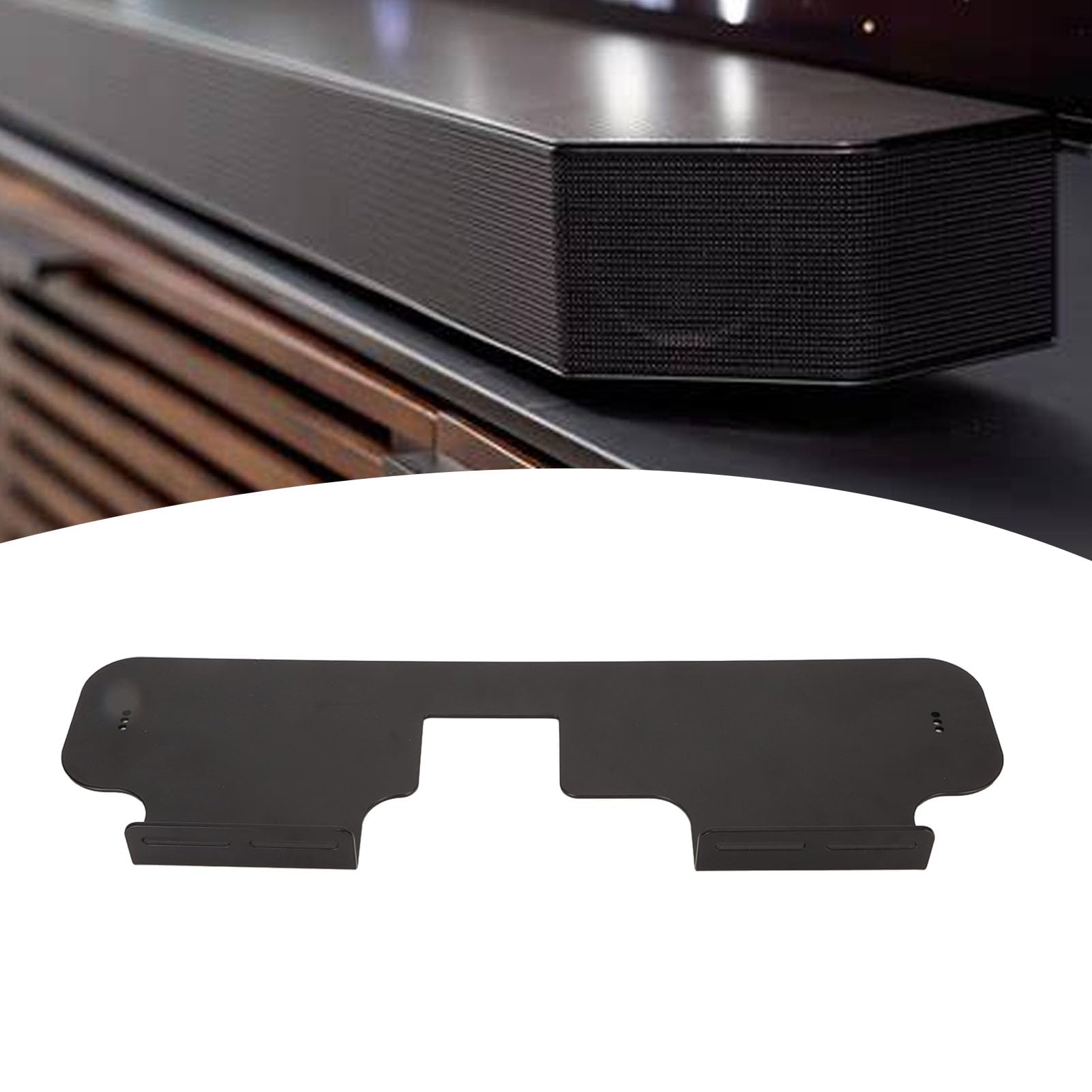Bediffer Soporte de Pared para Altavoz de Barra, Diseño Oculto de Metal