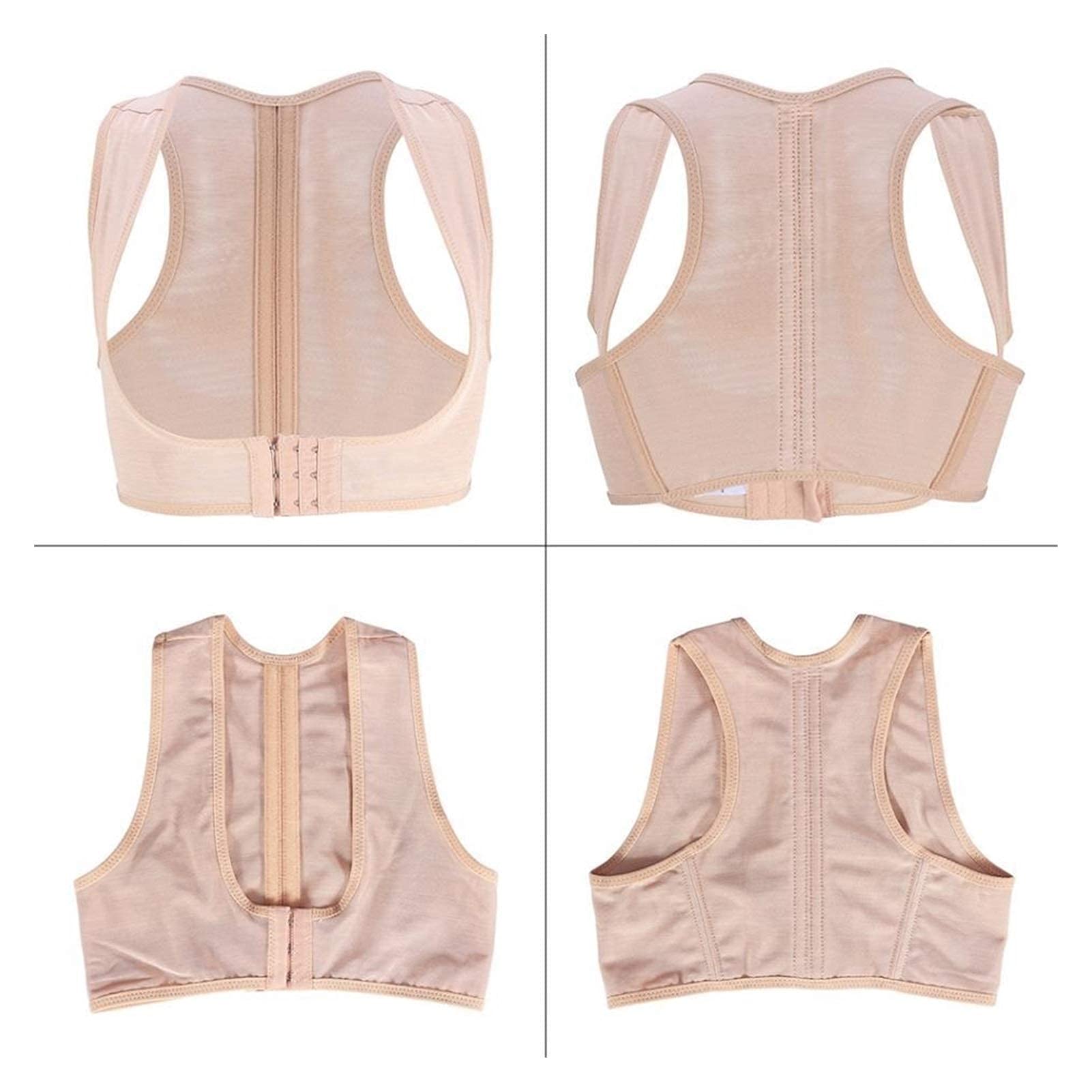 Corsetto Regolabile per la Schiena della Signora Brace Humpback Correction Band Beauty Chest Shaper Cintura di Supporto Correttore posturale per Busto da Donna (Dimensioni : Large) (L)