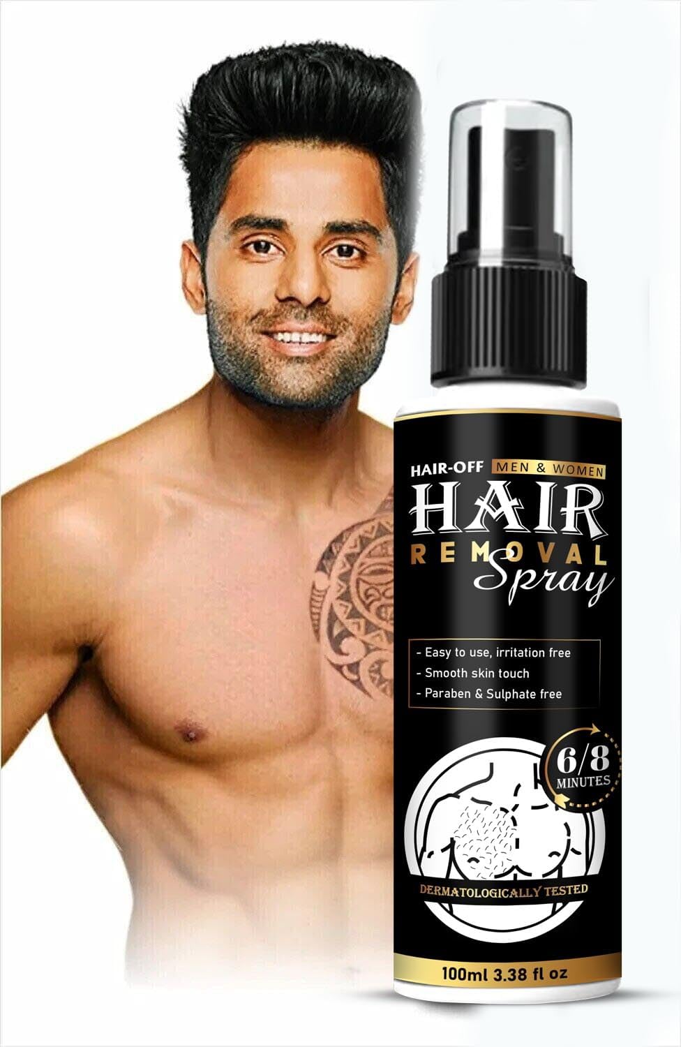 hair removal spray